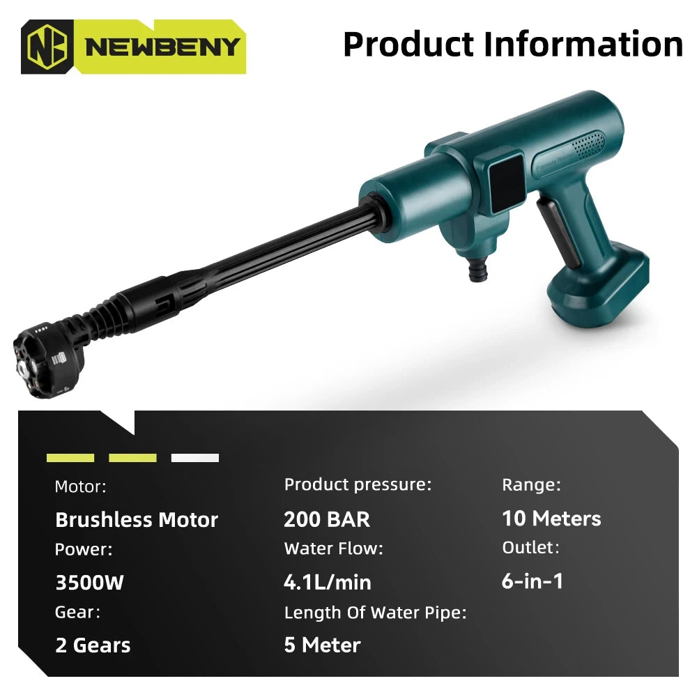 Cordless Pressure Washer Gun