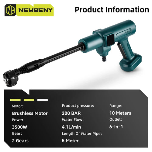 Cordless Pressure Washer Gun