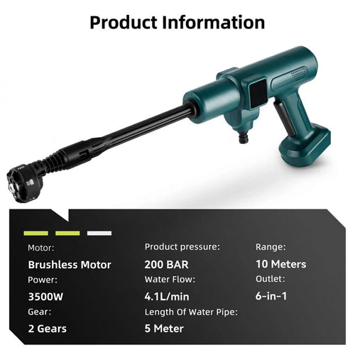 Cordless Pressure Washer Gun